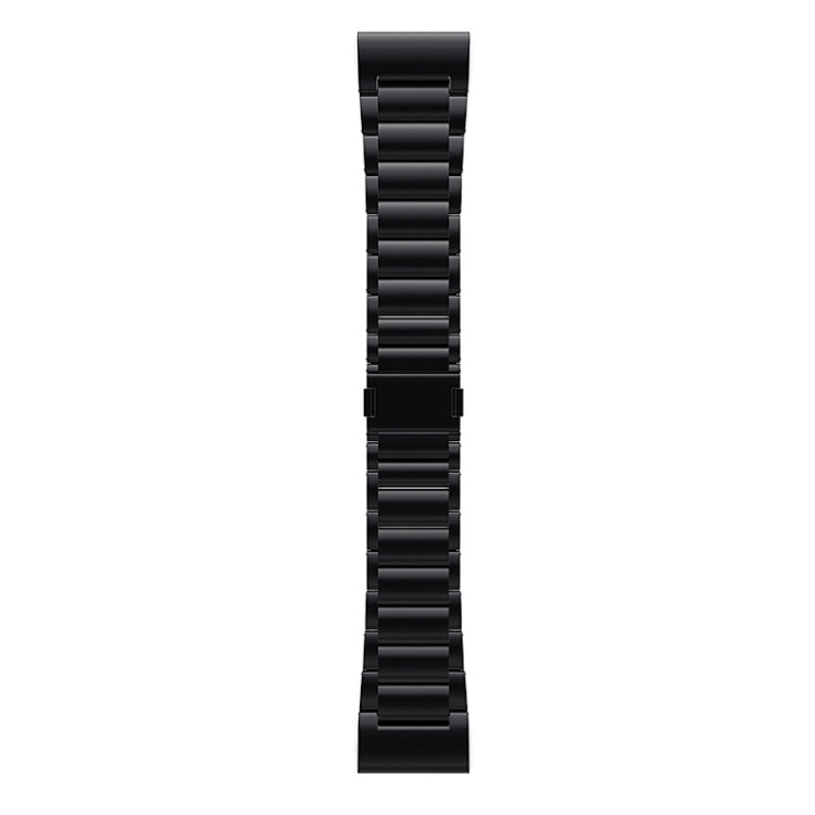 For Garmin Tactix 7 Pro / Fenix 7X 26mm Three-Bead Magnetic Buckle Metal Quick Release Watch Band