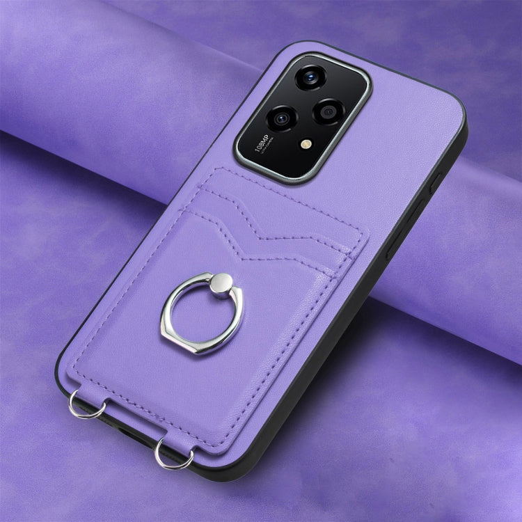 For Honor 200 Lite Global R20 Ring Card Holder Phone Case