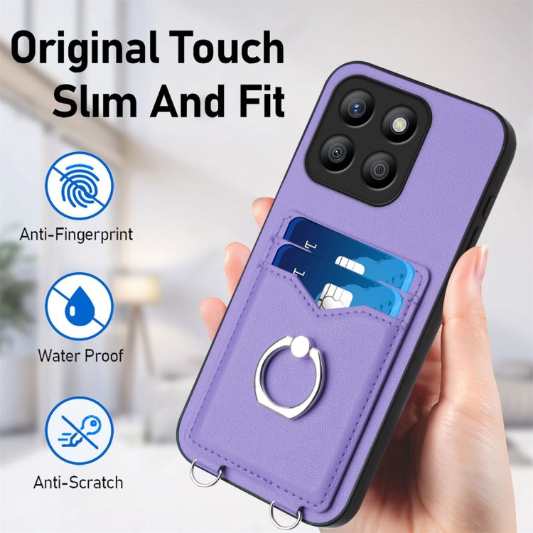 For Honor X8b Global R20 Ring Card Holder Phone Case