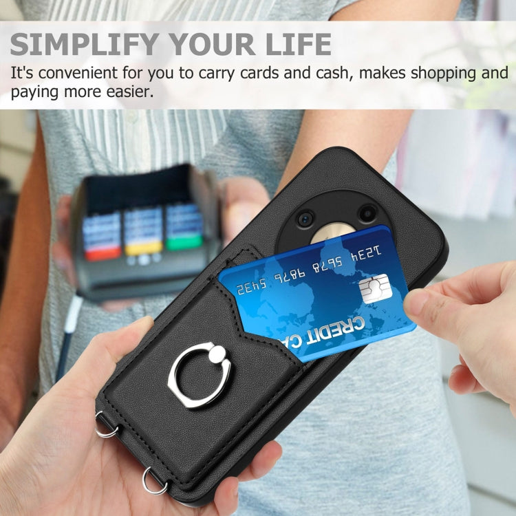 For Honor X9b / Magic6 Lite R20 Ring Card Holder Phone Case