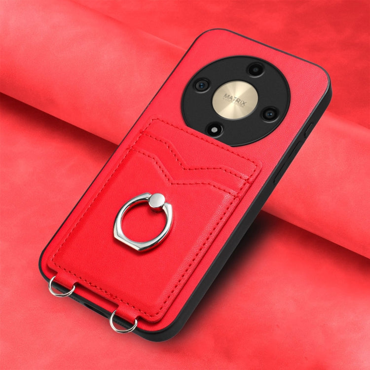 For Honor X9b / Magic6 Lite R20 Ring Card Holder Phone Case