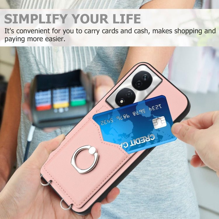 For Honor X7b / Play 8T 5G R20 Ring Card Holder Phone Case