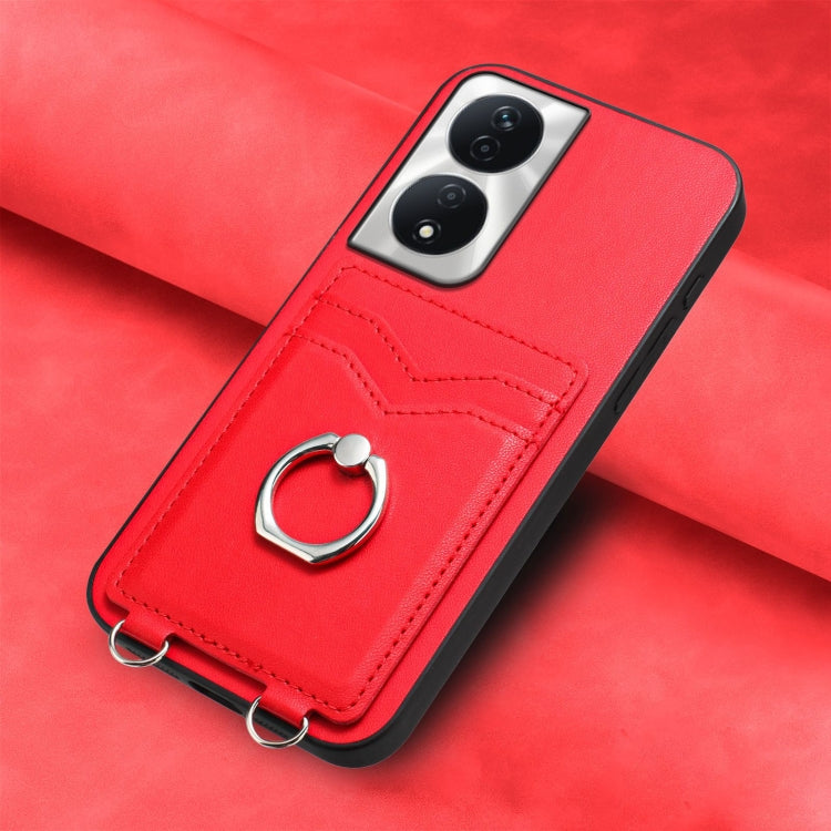 For Honor X7b / Play 8T 5G R20 Ring Card Holder Phone Case