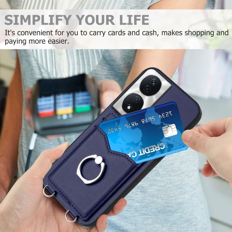 For Honor X7b / Play 8T 5G R20 Ring Card Holder Phone Case