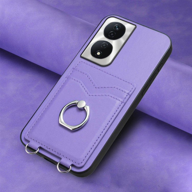 For Honor X7b / Play 8T 5G R20 Ring Card Holder Phone Case