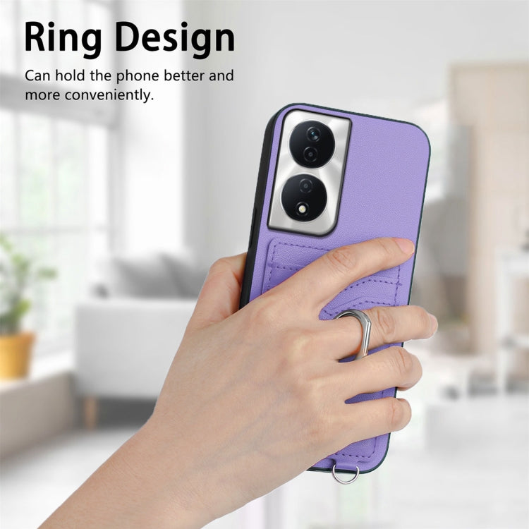 For Honor X7b / Play 8T 5G R20 Ring Card Holder Phone Case