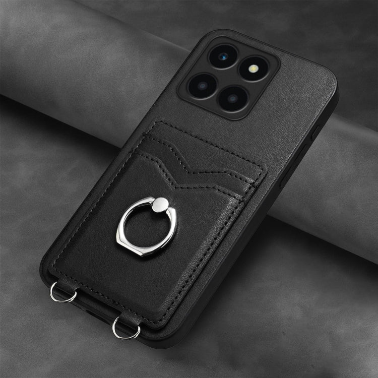 For Honor X6a Global R20 Ring Card Holder Phone Case