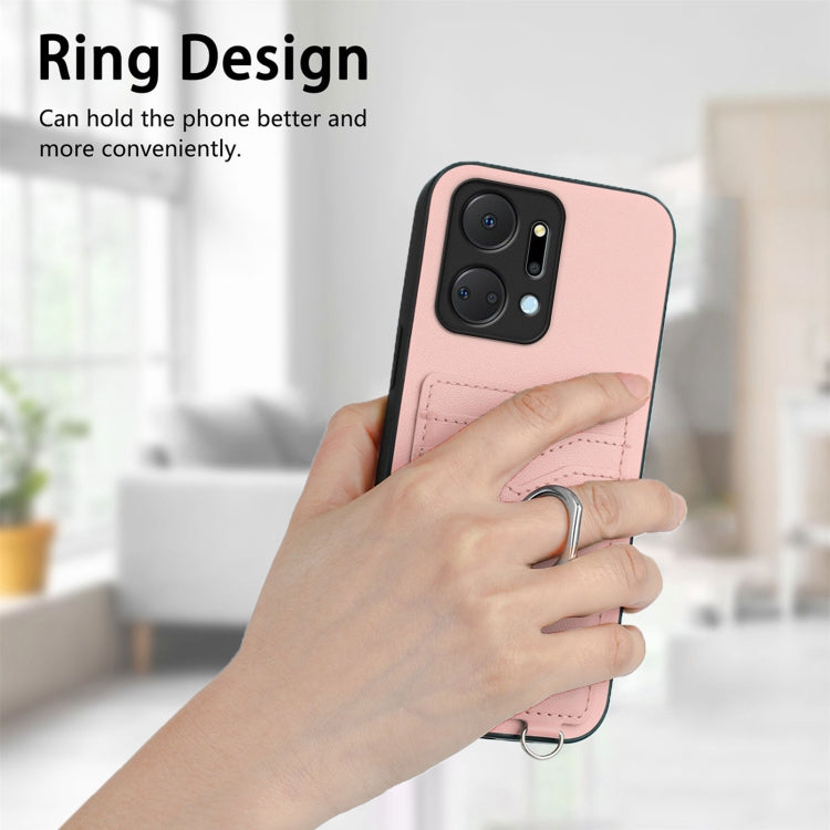 For Honor X7a / Play7T R20 Ring Card Holder Phone Case
