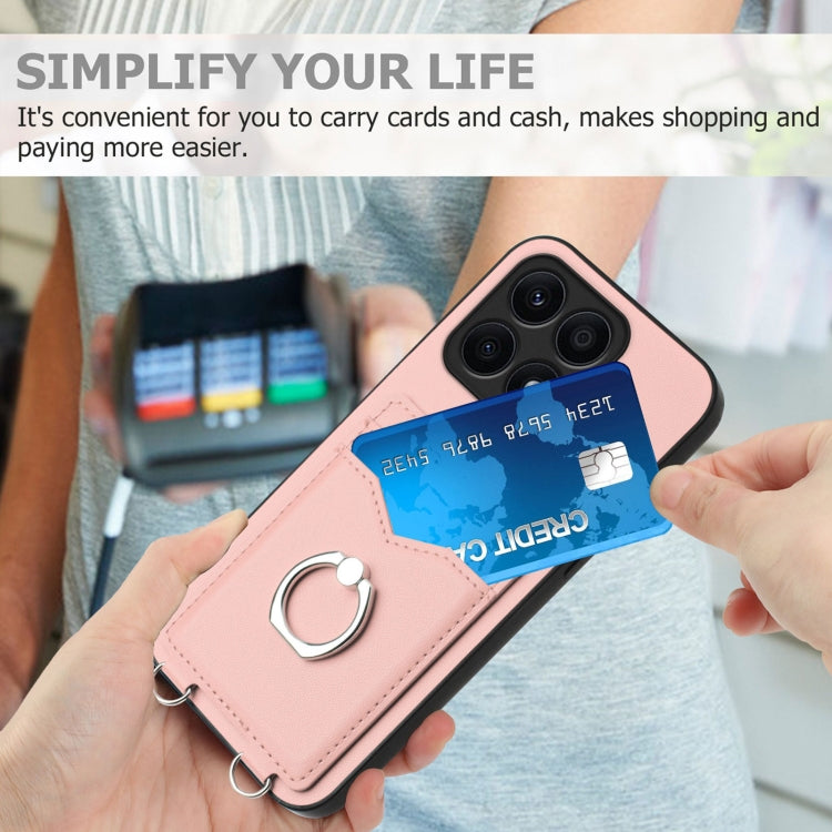 For Honor X8a R20 Ring Card Holder Phone Case