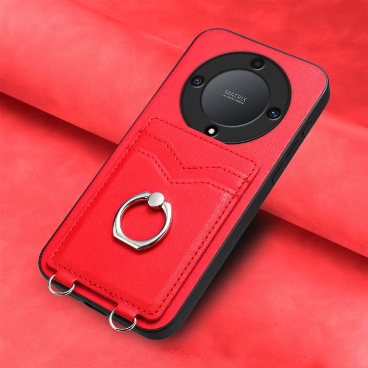 For Honor X9a / Magic5 Lite R20 Ring Card Holder Phone Case