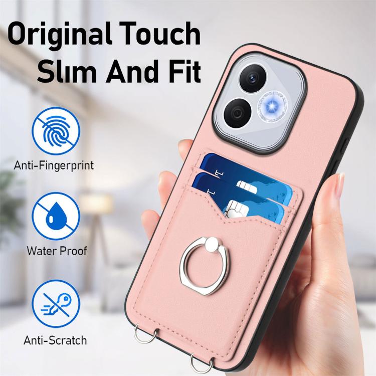 For Honor 400 Lite Global / X70i R20 Ring Card Holder Phone Case