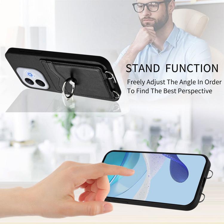 For Honor 400 Lite Global / X70i R20 Ring Card Holder Phone Case