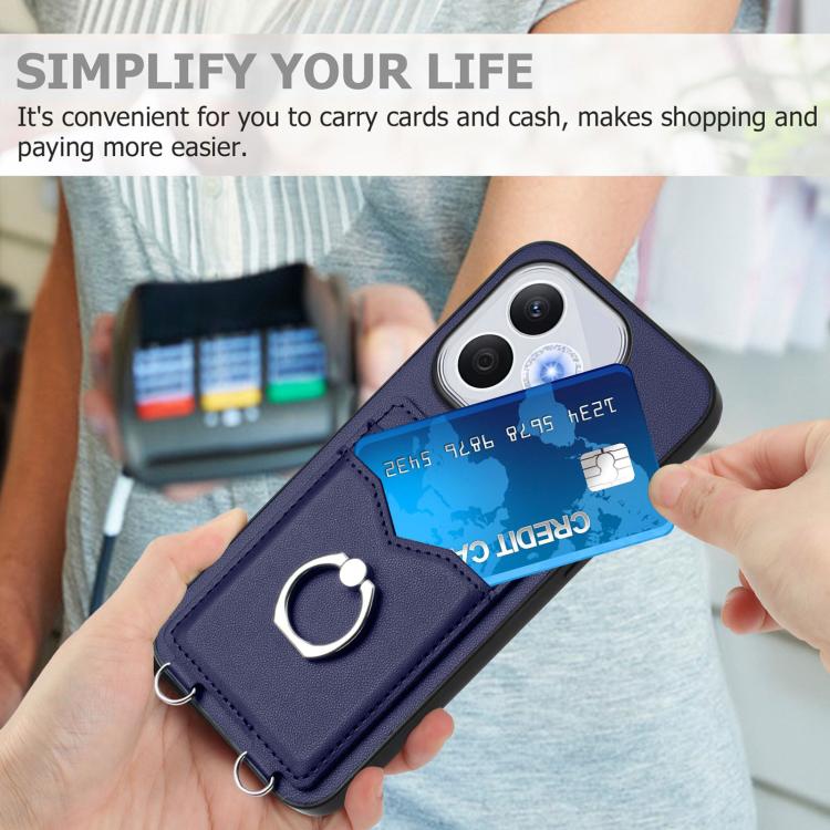 For Honor 400 Lite Global / X70i R20 Ring Card Holder Phone Case