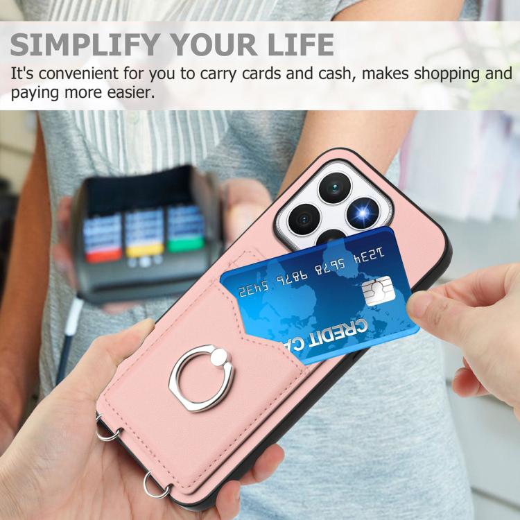For Honor X8c 4G R20 Ring Card Holder Phone Case