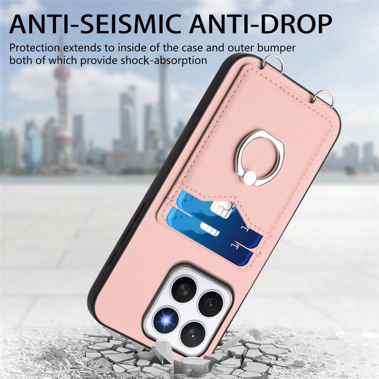 For Honor X8c 4G R20 Ring Card Holder Phone Case