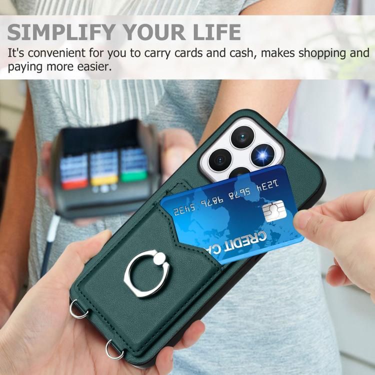 For Honor X8c 4G R20 Ring Card Holder Phone Case