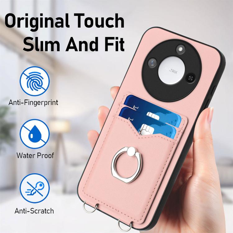 For Honor X60 / X9c Smart R20 Ring Card Holder Phone Case