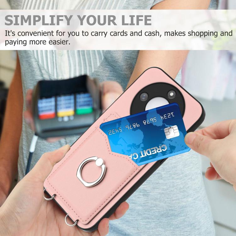 For Honor X60 / X9c Smart R20 Ring Card Holder Phone Case