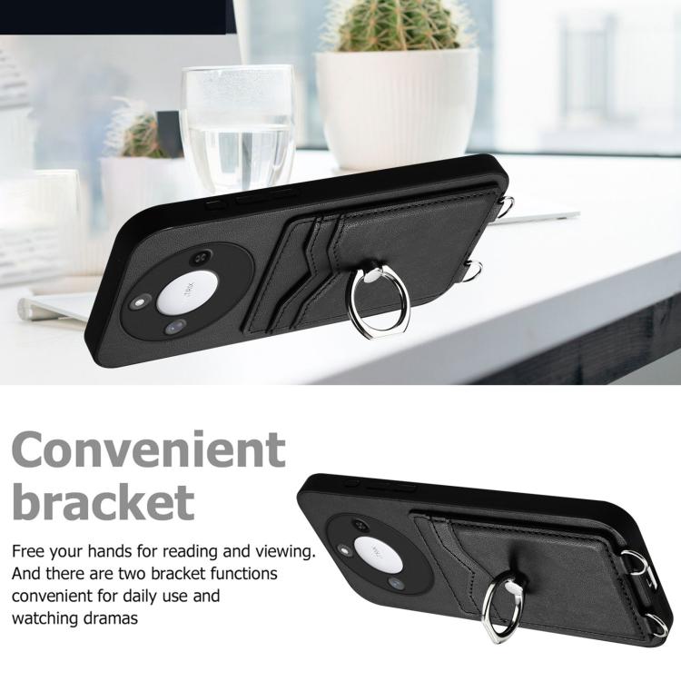 For Honor X60 / X9c Smart R20 Ring Card Holder Phone Case