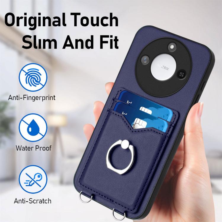 For Honor X60 / X9c Smart R20 Ring Card Holder Phone Case