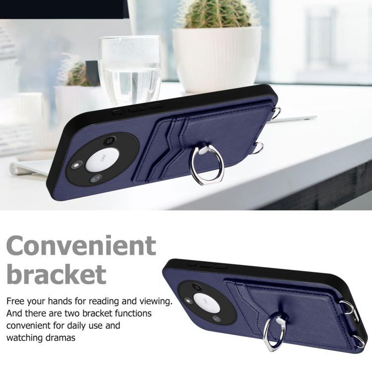 For Honor X60 / X9c Smart R20 Ring Card Holder Phone Case