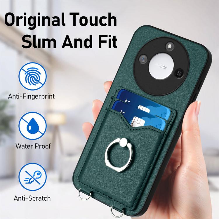 For Honor X60 / X9c Smart R20 Ring Card Holder Phone Case