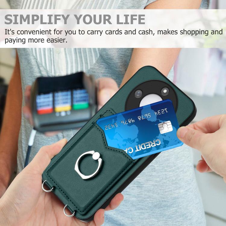 For Honor X60 / X9c Smart R20 Ring Card Holder Phone Case