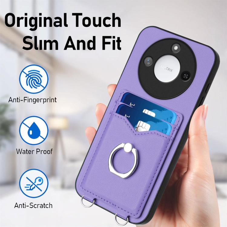 For Honor X60 / X9c Smart R20 Ring Card Holder Phone Case
