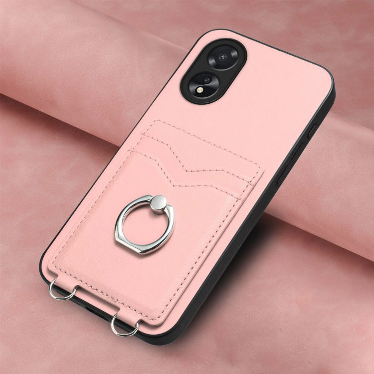 For OPPO A38 4G / A18 4G Global R20 Ring Card Holder Phone Case