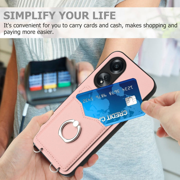 For OPPO A1 Active / A2x R20 Ring Card Holder Phone Case