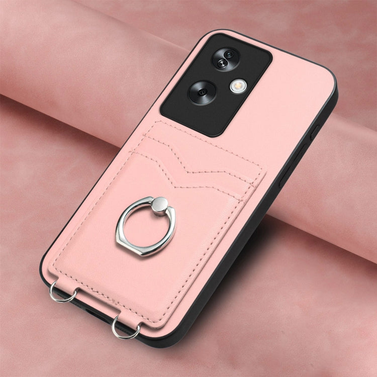 For OPPO A79 5G Global R20 Ring Card Holder Phone Case