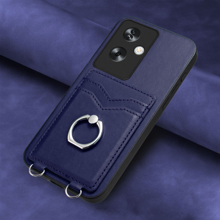 For OPPO A79 5G Global R20 Ring Card Holder Phone Case