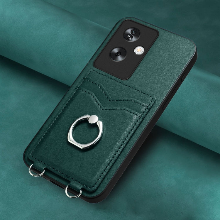 For OPPO A79 5G Global R20 Ring Card Holder Phone Case