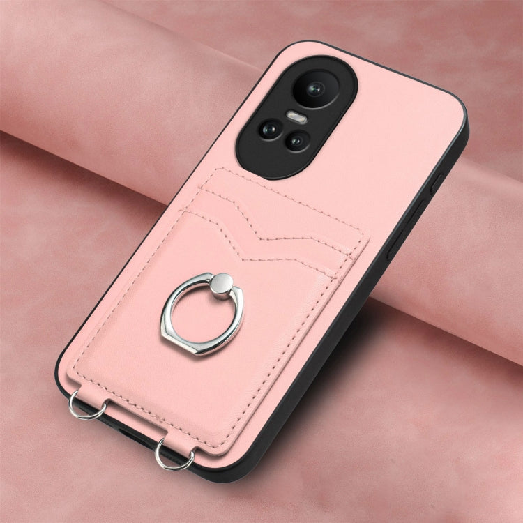 For OPPO Reno10 R20 Ring Card Holder Phone Case