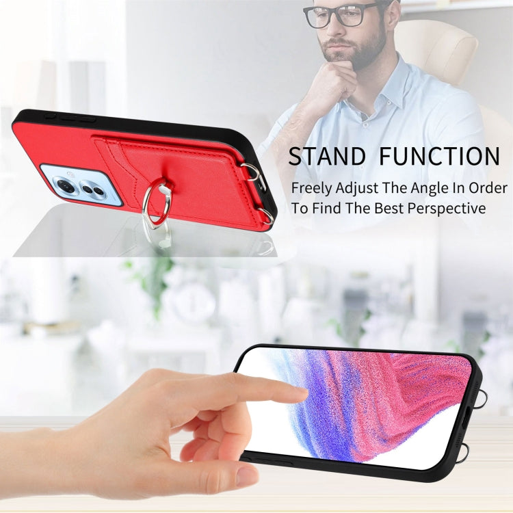 For OPPO Reno11 F Thai Version R20 Ring Card Holder Phone Case