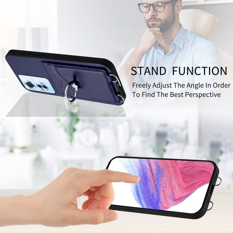 For OPPO Reno11 F Thai Version R20 Ring Card Holder Phone Case