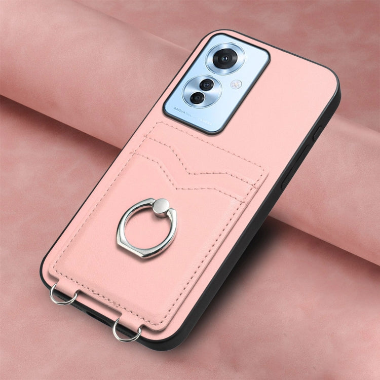 For OPPO F25 Pro 5G India R20 Ring Card Holder Phone Case