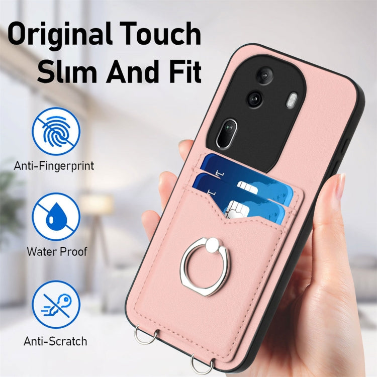 For OPPO Reno11 Pro Global R20 Ring Card Holder Phone Case