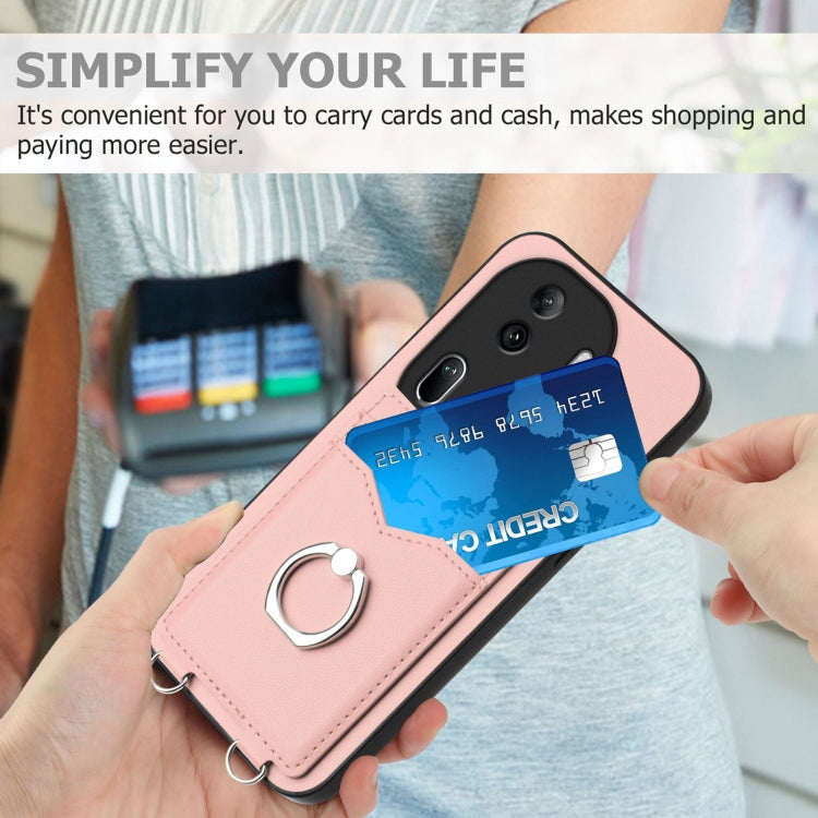 For OPPO Reno11 Pro Global R20 Ring Card Holder Phone Case
