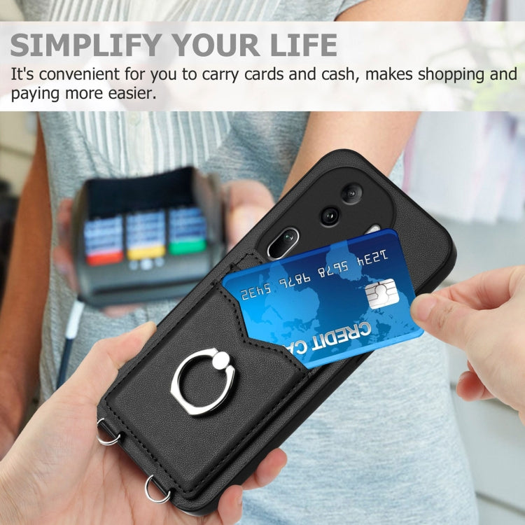 For OPPO Reno11 Pro Global R20 Ring Card Holder Phone Case