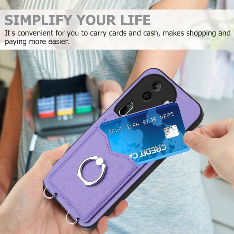 For OPPO Reno11 Pro Global R20 Ring Card Holder Phone Case