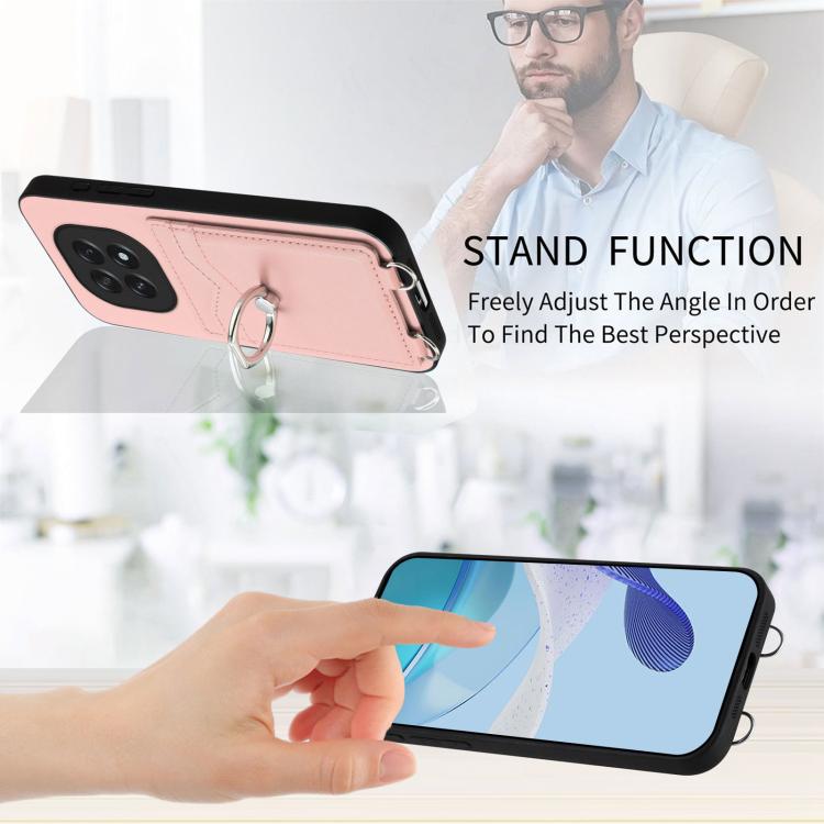 For OPPO A5 / F29 R20 Ring Card Holder Phone Case