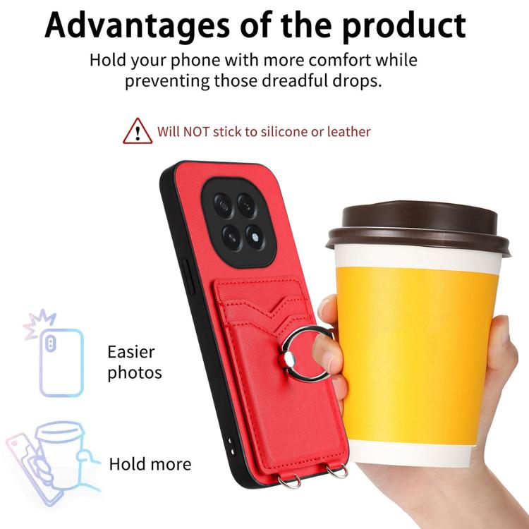 For OPPO A5 / F29 R20 Ring Card Holder Phone Case