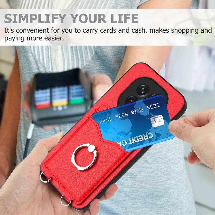For OPPO A5 / F29 R20 Ring Card Holder Phone Case