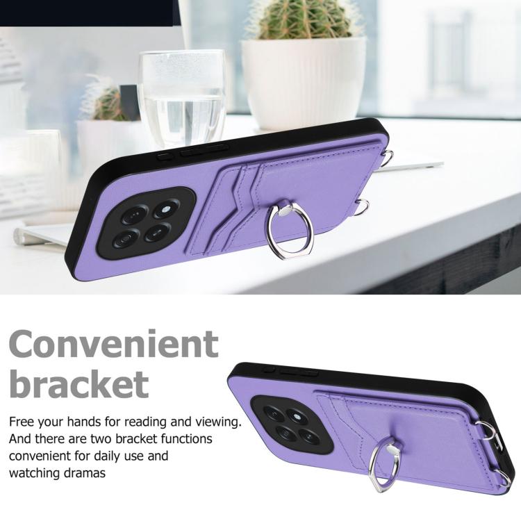 For OPPO A5 / F29 R20 Ring Card Holder Phone Case