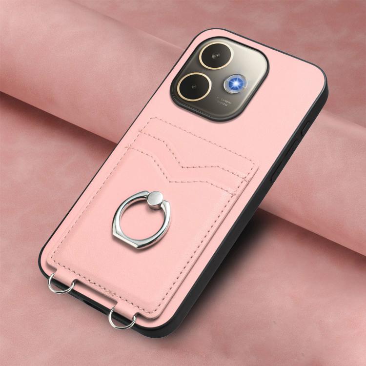 For OPPO A5 Energy / A5 Pro 5G Global R20 Ring Card Holder Phone Case