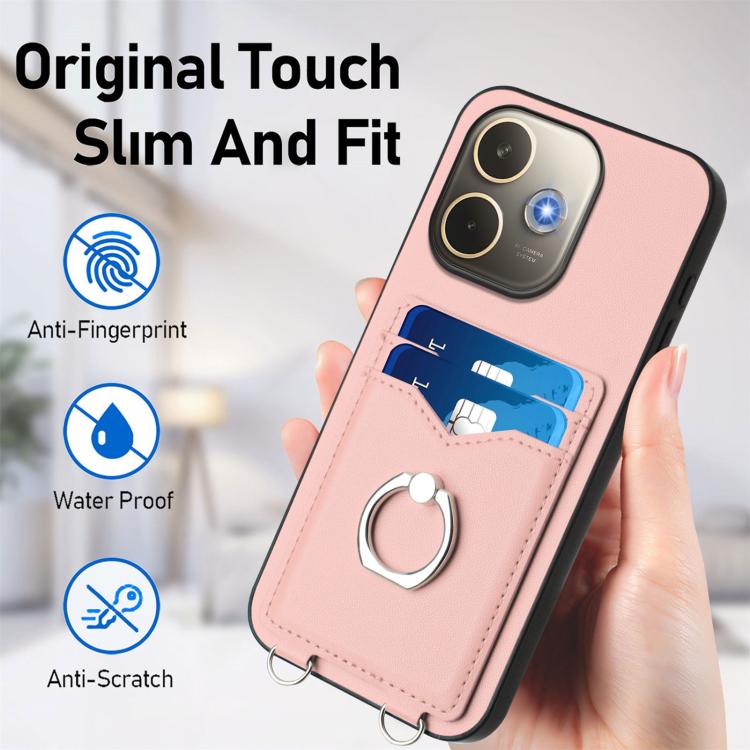 For OPPO A5 Energy / A5 Pro 5G Global R20 Ring Card Holder Phone Case