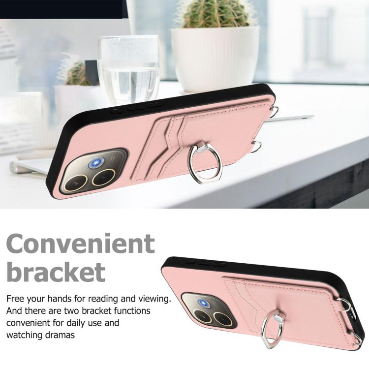For OPPO A5 Energy / A5 Pro 5G Global R20 Ring Card Holder Phone Case