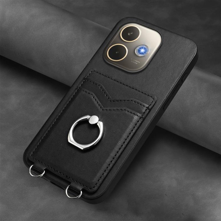 For OPPO A5 Energy / A5 Pro 5G Global R20 Ring Card Holder Phone Case