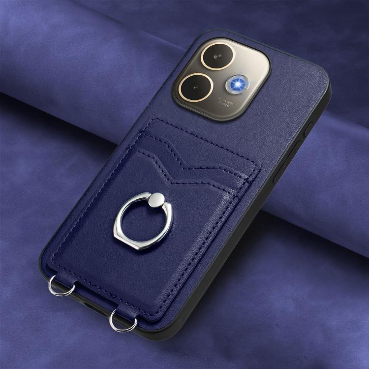 For OPPO A5 Energy / A5 Pro 5G Global R20 Ring Card Holder Phone Case